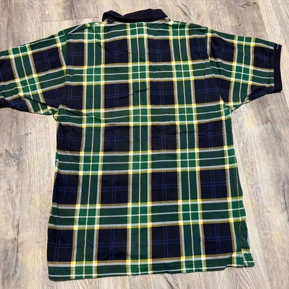 Vintage 90s Chaps Ralph Lauren Polo Shirt Large Stripe Colorblock